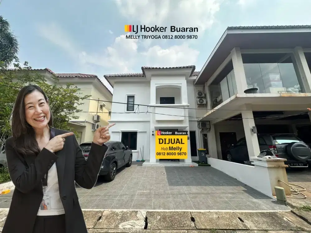 Rumah Baru Depan Taman di Komplek Jatinegara Baru Buaran Jakarta Timur