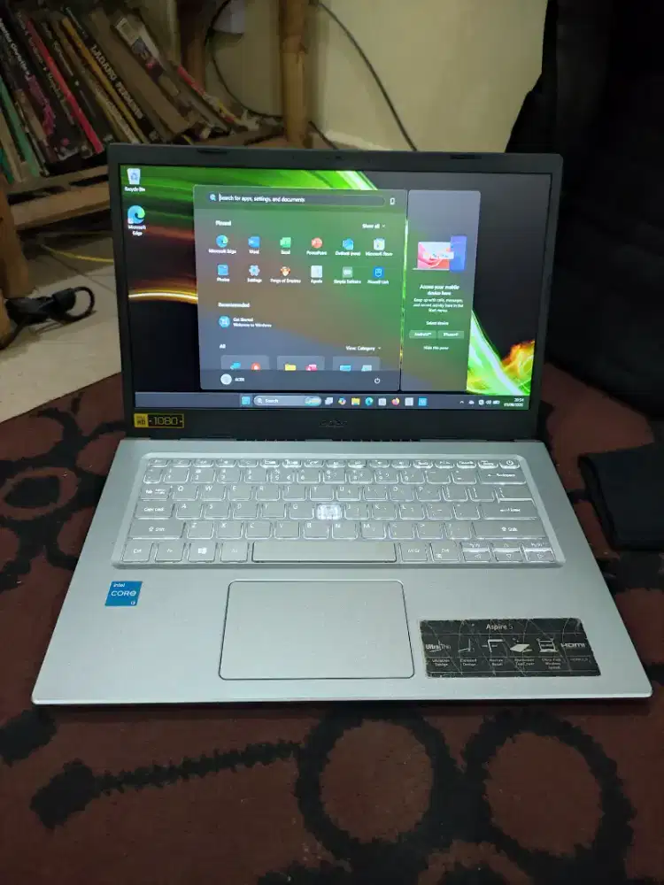 Acer Aspire 5 i3 1115G4 8GB 256GB 14 Fhd win 11 ori masih segel