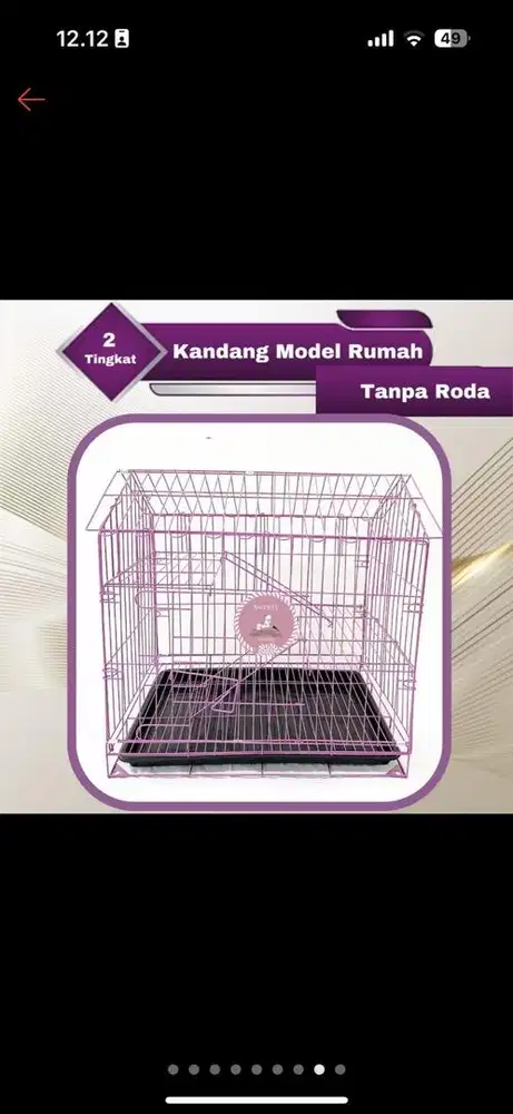 Kandang kucing kelinci