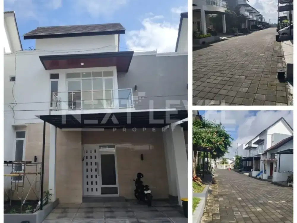 rumah baru, belum pernah dihuni, di kawasan berkembang Grand Royal Residence, Kepuharjo – Karangploso, Malang.