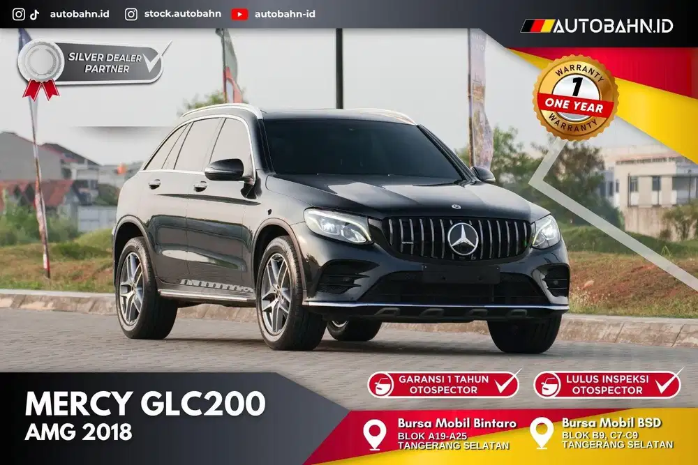 Mercedes Benz GLC200 AMG 2018 Panoramic Black Warranty x3 x1 gla200