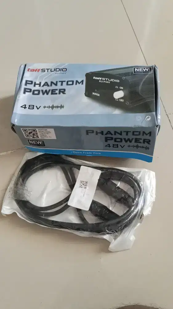 Power suply Mikrofon kondensor karaoke Phantom studio