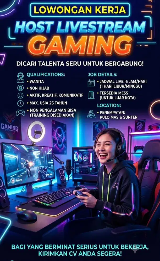 Host Live Streaming Game