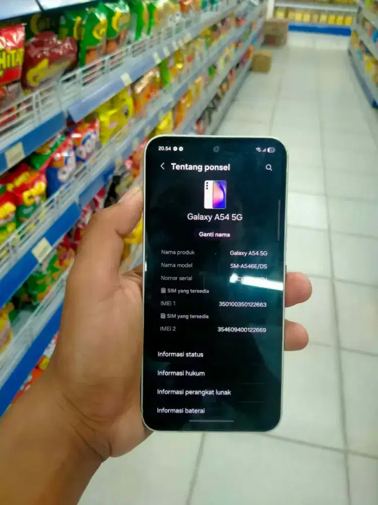 Jual Samsung A54 5g ram 8/128gb