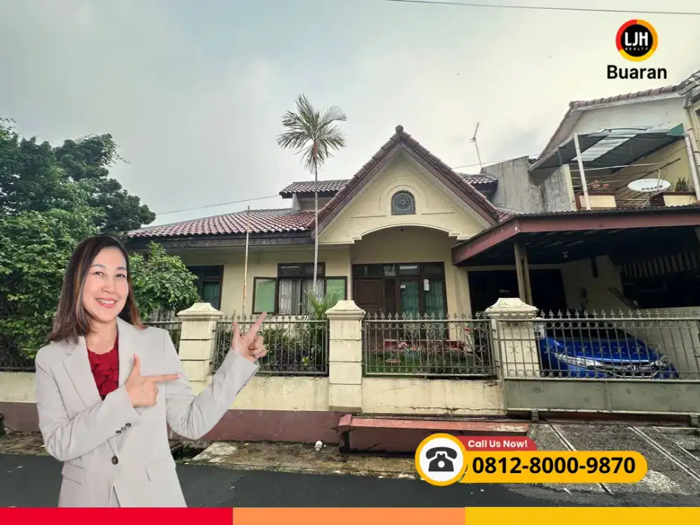 Dijual Rumah Komplek Cipinang Indah Jakarta Timur