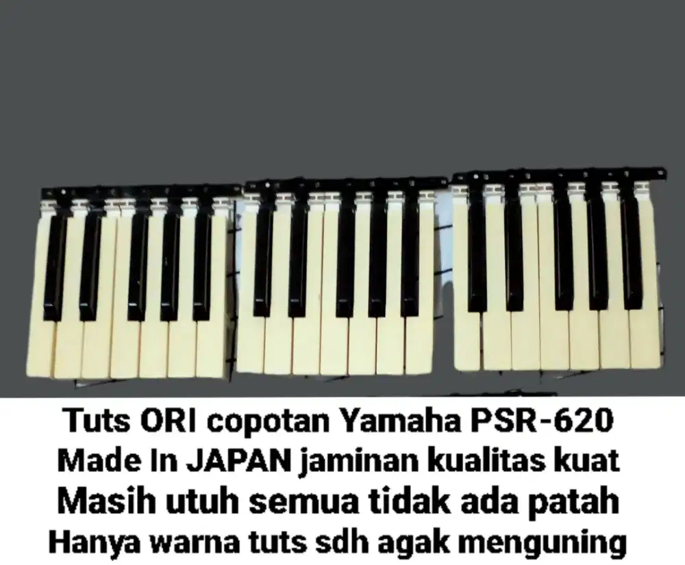 Tuts Keyboard Yamaha PSR-620 Full ORI 100% Copotan made in JAPAN