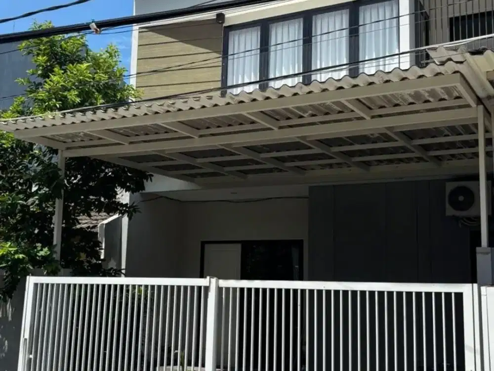 Rumah Di Mulyosari Surabaya Modern Minimalis Bagus Siap Huni