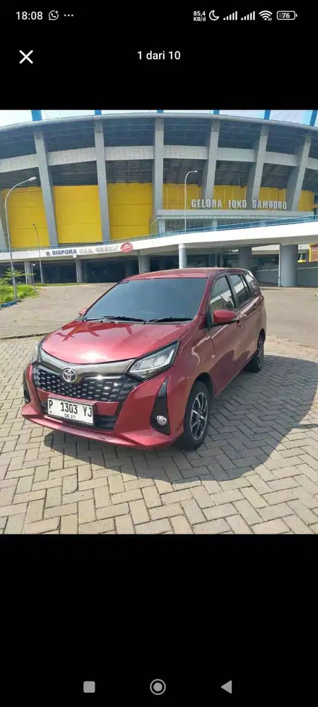 Toyota calya g 2024 km 10 rb an