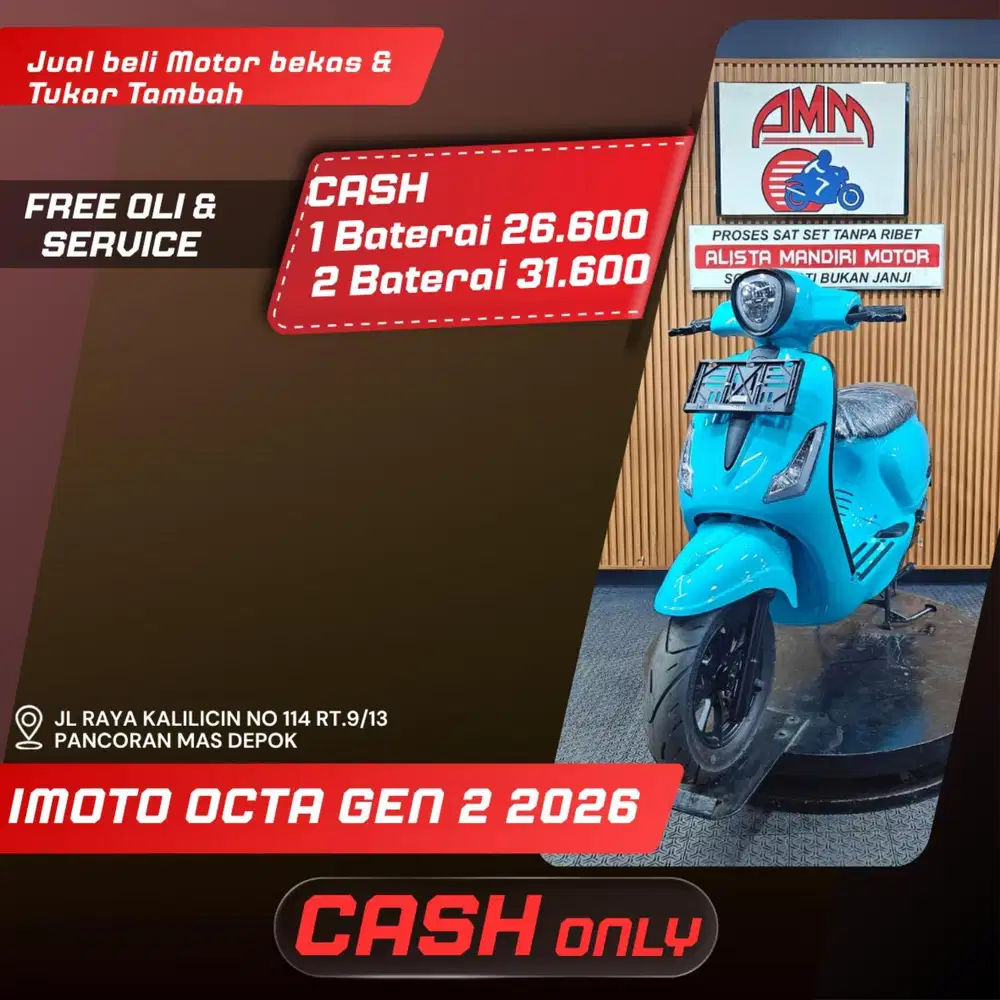 IMOTO OCTA GEN 2 CASH / KREDIT ALISTA