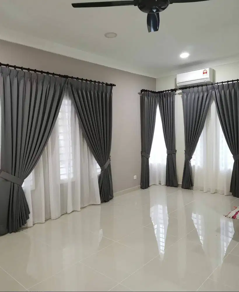 Gorden Jendela model terbaru hordeng blackout gorden vitrase hordeng
