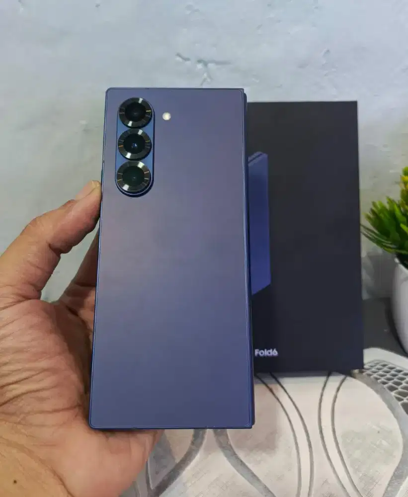 SAMSUNG Z FOLD 6 5G RAM 12/512GB ORIGINAL SEIN MULUS NORMAL FULLSHET