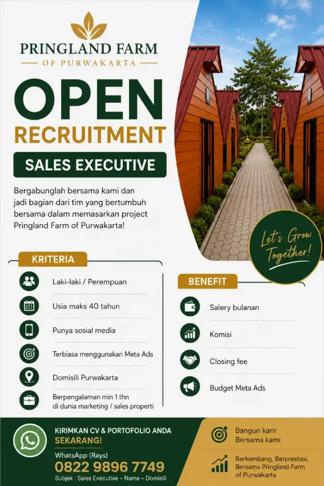 SALES MARKETING URGENT LANGSUNG BERGABUNG