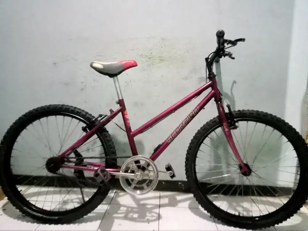 Dijual sepeda gunung MTB merk SCORPION ring 24 kondisi masih bgus kker