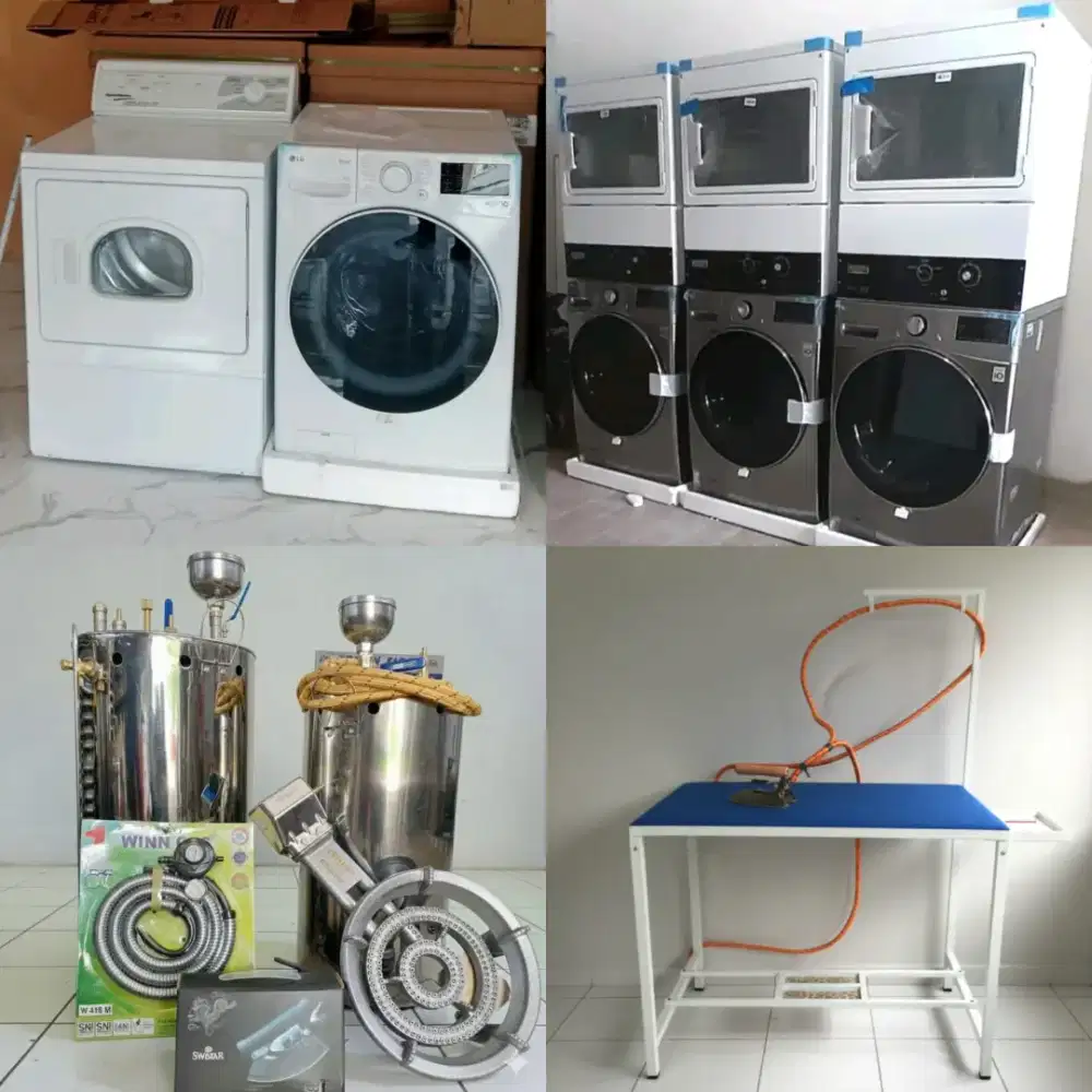 Mesin laundry - paket lengkap usaha laundry