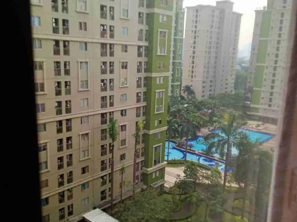 dijual apart green palace studio tipe BESAR kalibata city full furnished shm