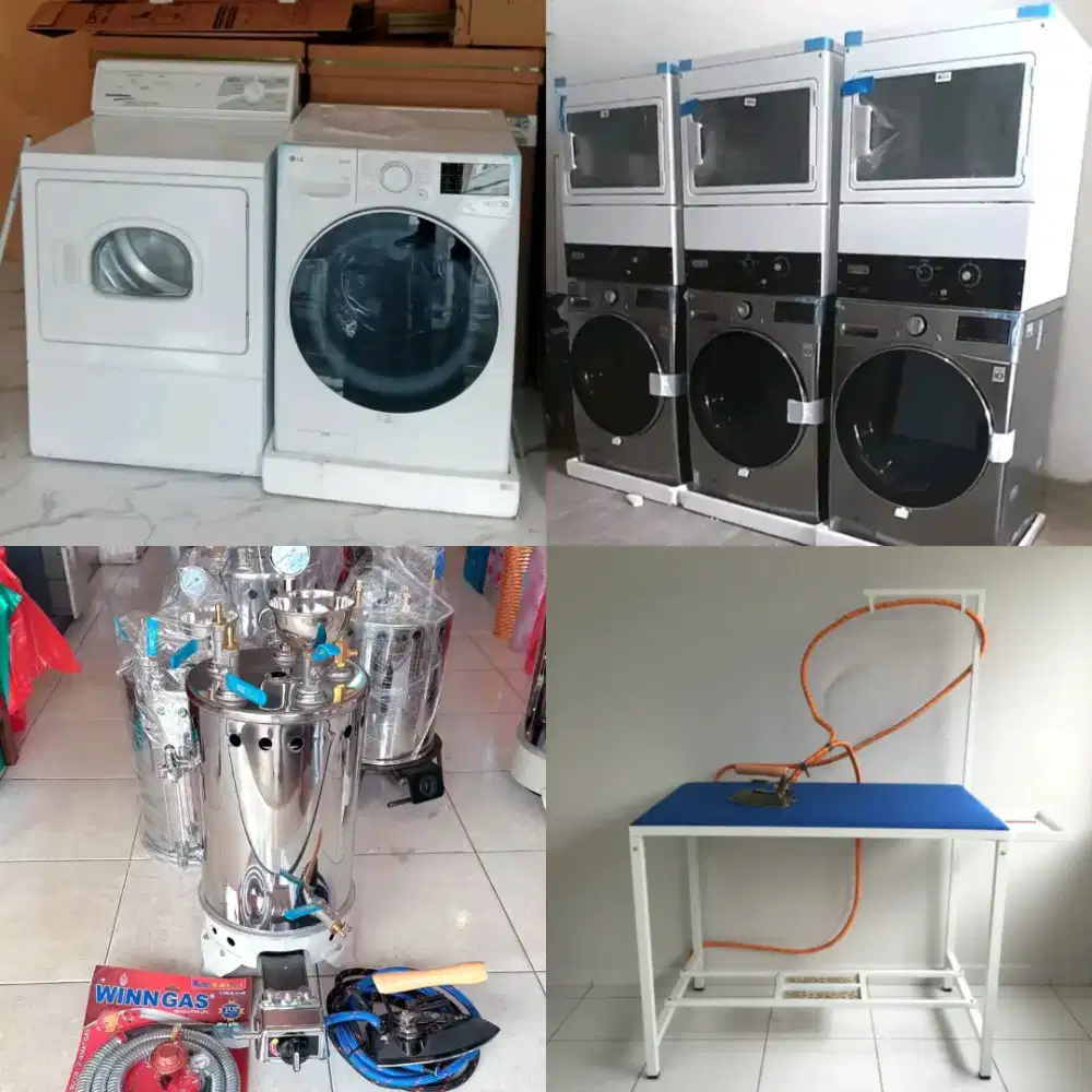Mesin laundry - paket lengkap usaha laundry