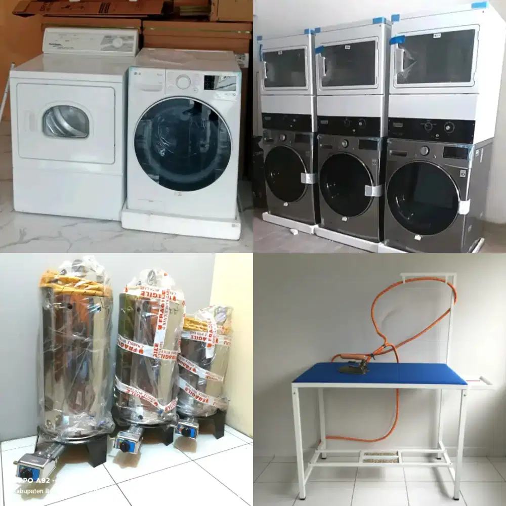 Mesin laundry - paket lengkap usaha laundry