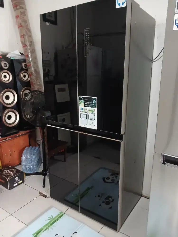 dijual kulkas 4pintu side by side merk GEA normal