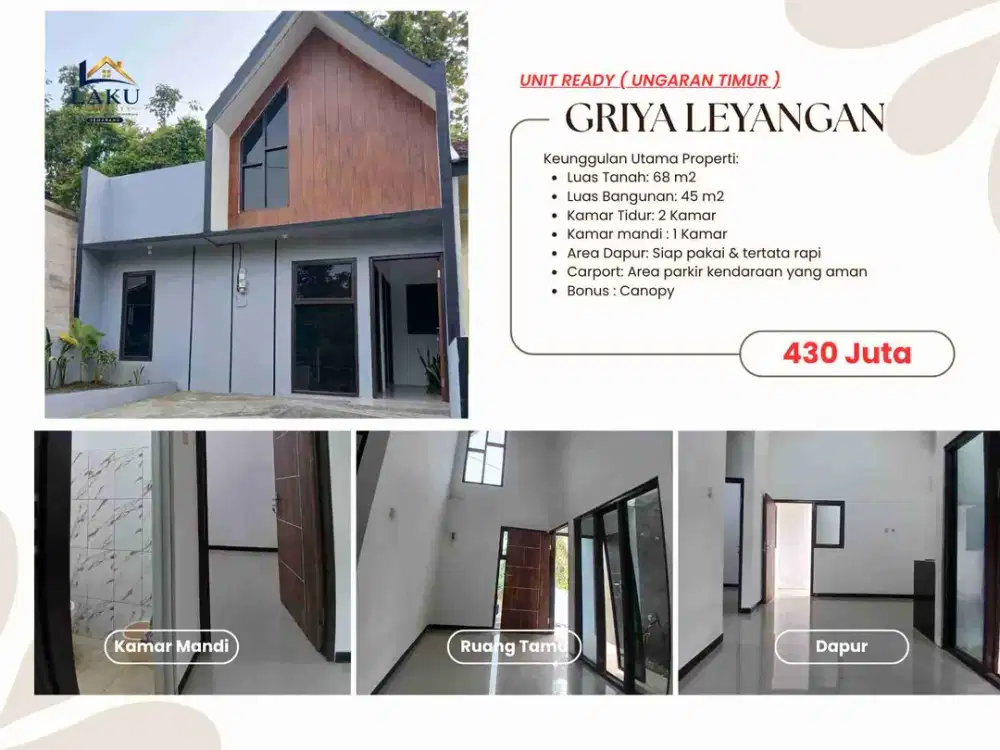 Rumah Impian Siap Huni di Jantung Kota Ungaran dan Dekat Exit Tol