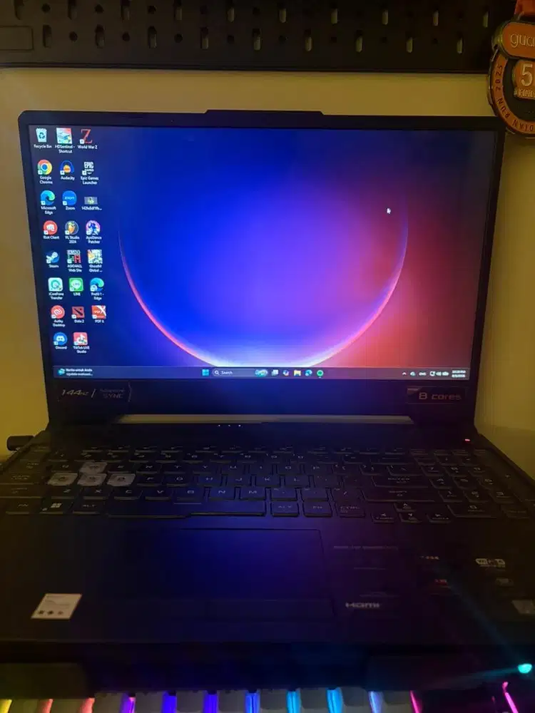 Jual laptop asus tuf a15 FA506ICB