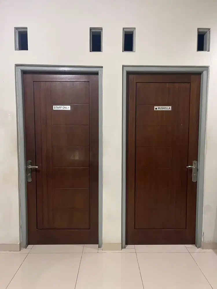 Jual Pintu kayu kamper set lengkap