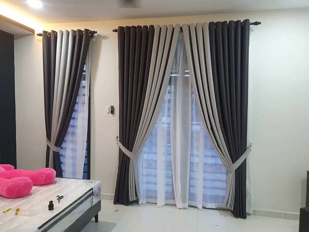 Jual gorden model terbaru gorden blackout vitrase gorden skat klinik