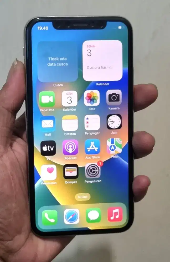 Iphone x 256gb unit kabel data
