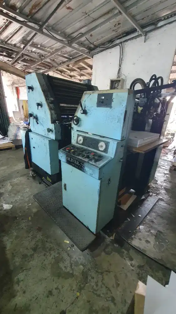 Mesin Cetak Oliver 1 warna ukuran 72