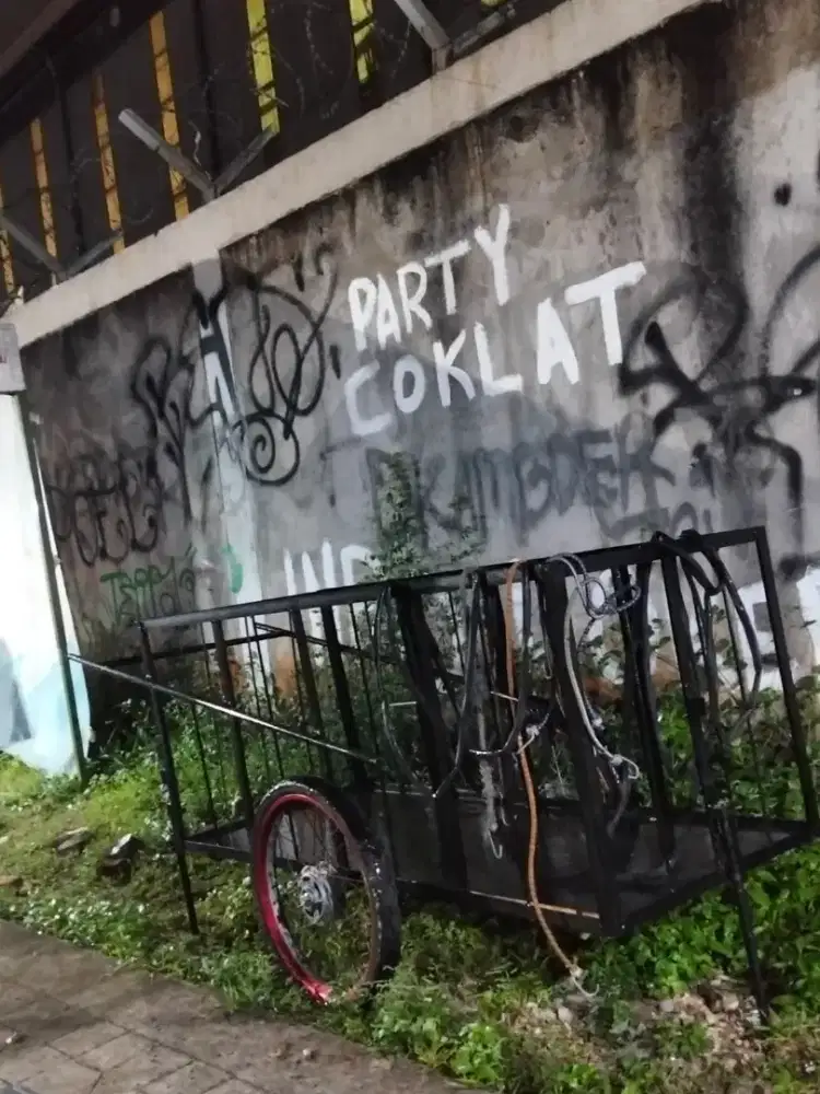 Gerobak meja all in one
