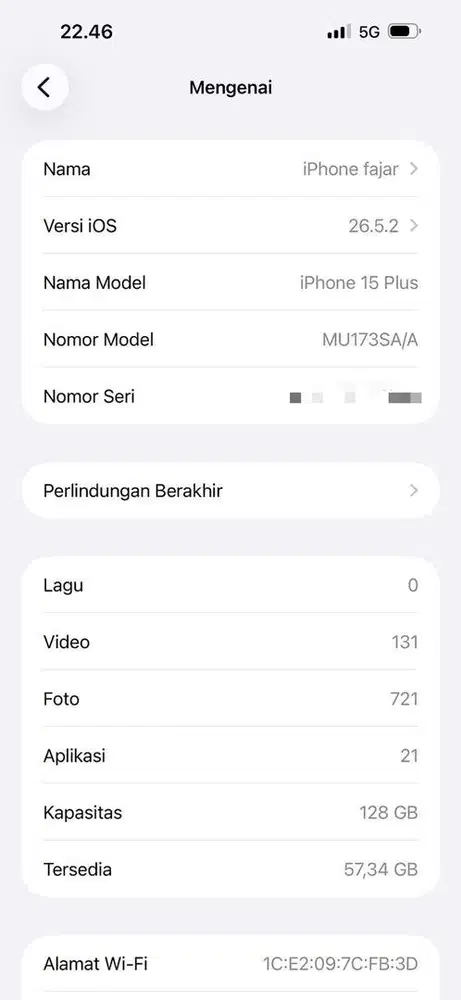IPHONE 15+ Green 128Gb