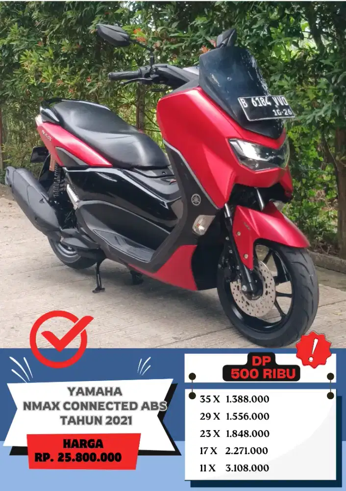 Yamaha New Nmax Connected ABS 2021 DP 500Ribu