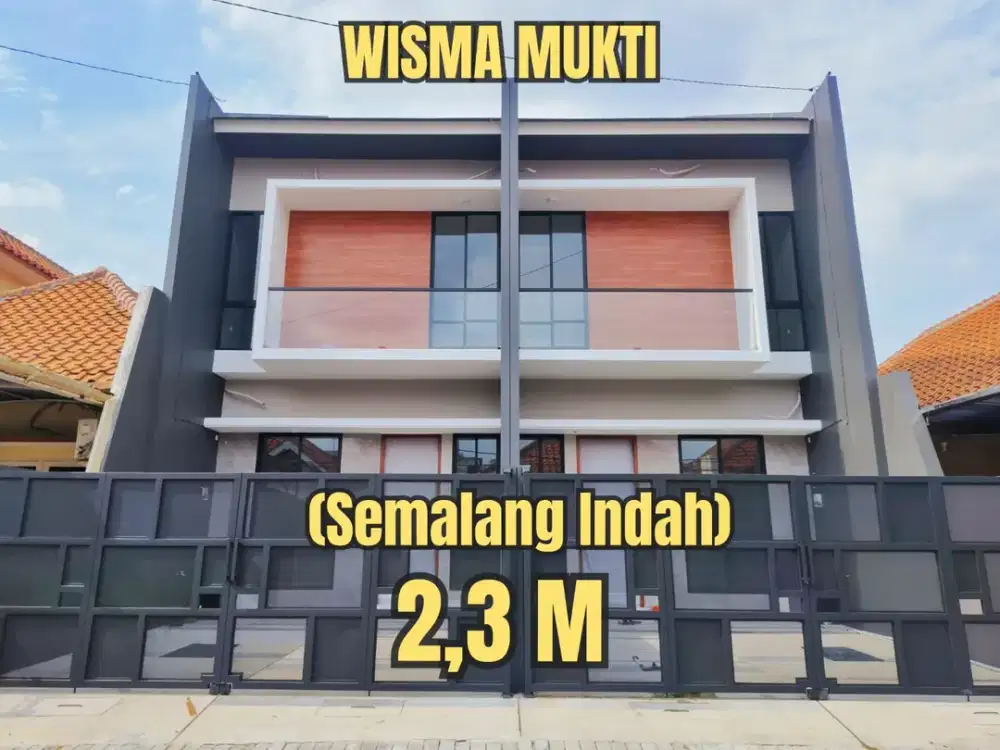 2 UNIT BARU GRESS RUMAH SEMALANG INDAH WISMA MUKTI KLAMPIS ANOM. DEKAT KAMPUS, SEKOLAH, MERR, MANYAR, SEMOLOWARU, NGINDEN.