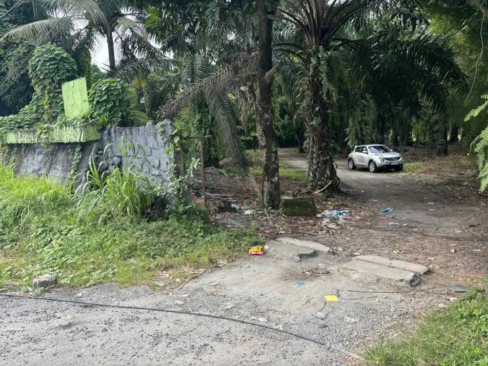 Dijual Tanah Strategis 4,5 ha Lokasi Strategis Jl. Medan–Binjai KM 17