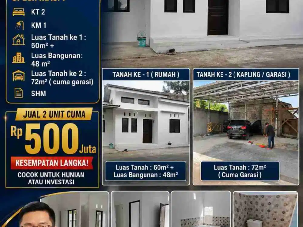 JUAL Rumah Bagus + Kavling Tanah didepan Rumahnya di Serpong