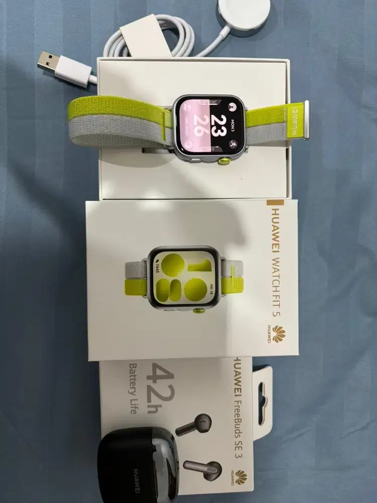 Huawei Watch Fit 5 Silver Nylon