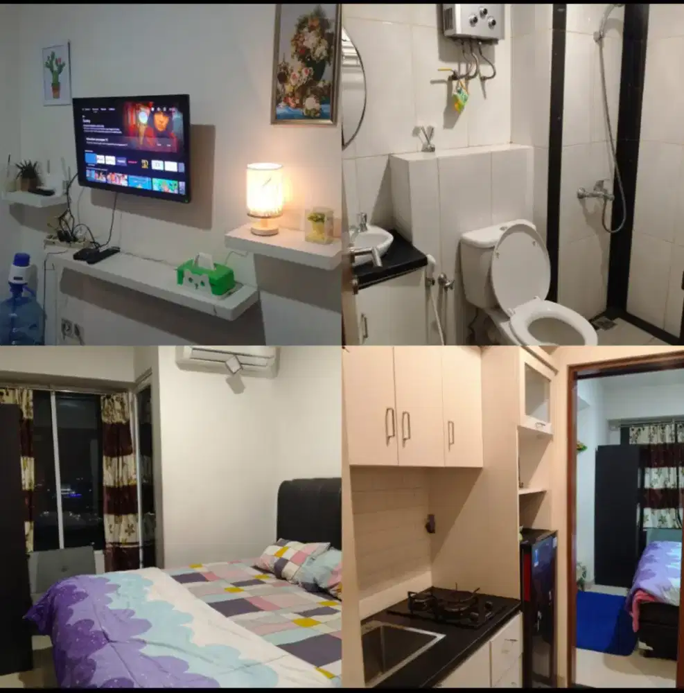 Disewakan Bulanan Studio Apartemen Grand Kamala Lagoon