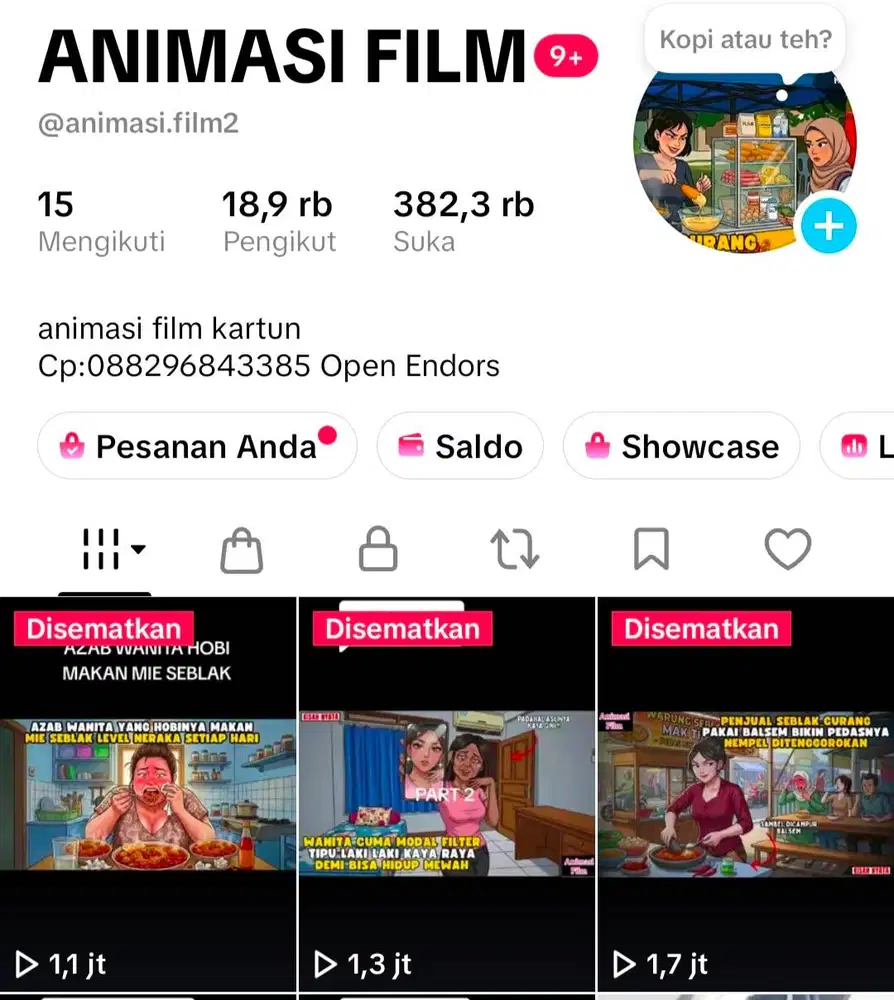 Live Tiktok Dirumah