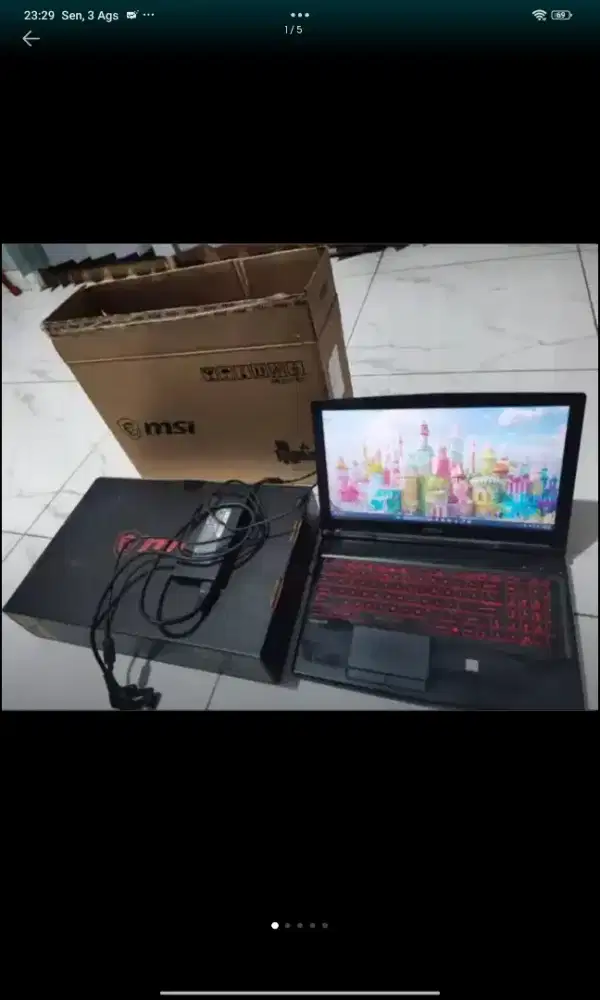 Laptop Gaming MSI GL63 NVIDIA GeForce