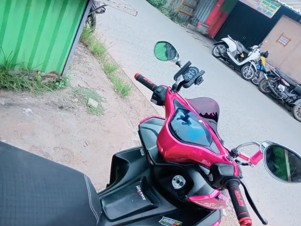 Jual Aerox old LED 155 tahun 2019 lengkap modif ceper 16,5 nego tipis
