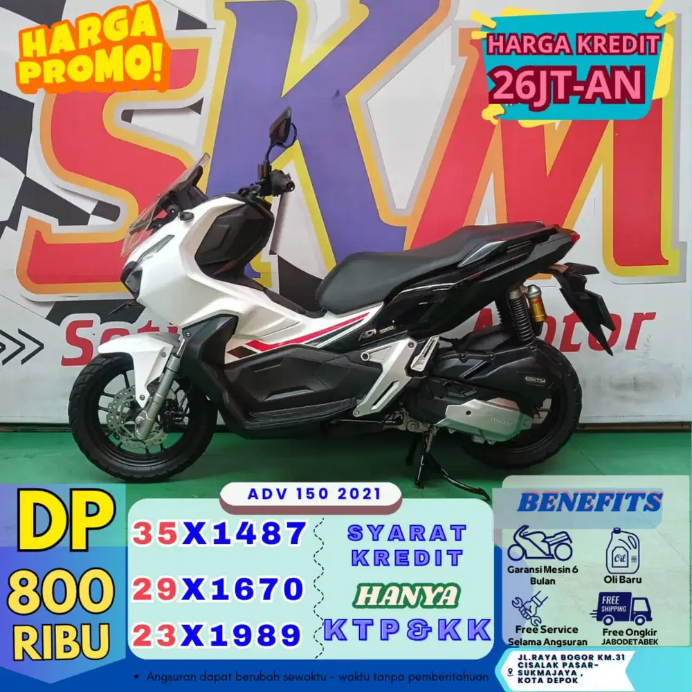 (proses kilat hanya KTP&KK) adv 2021 cash credt