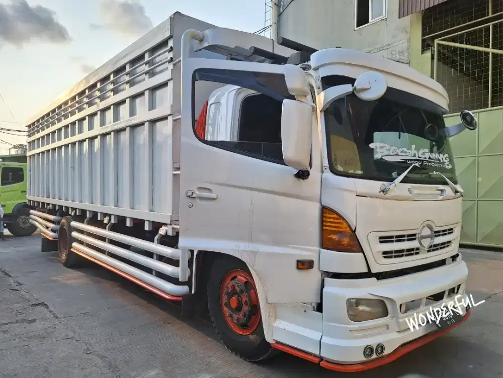 Hino Lohan 500 FG 235 JP Bak besi Long 8.3mtr Ors Bio Solar Turbo Fuso
