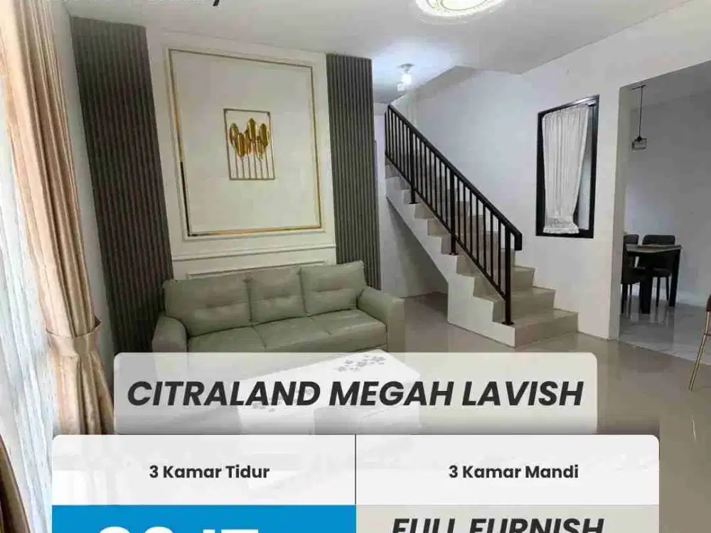 DISEWAKAN RUMAH MEWAH CITRALAND MEGAH, BATAM CENTER
