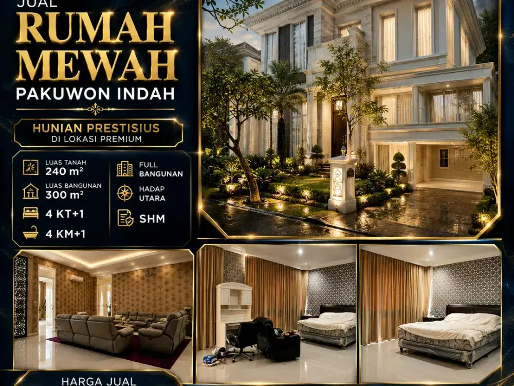 JUAL MINIMALIS MEWAH PAKUWON INDAH DKT GRAHA VALENCIA LONTAR