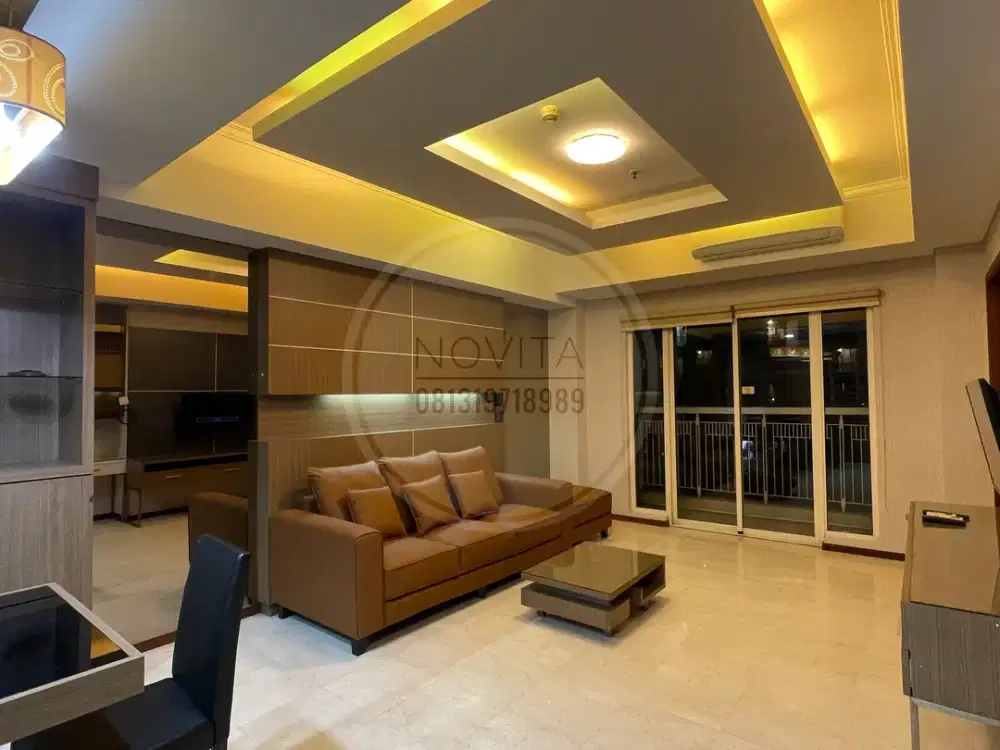 Dijual/Disewakan Apartemen Royal Medit Garden Residence – 3 BR + 1 Furnished