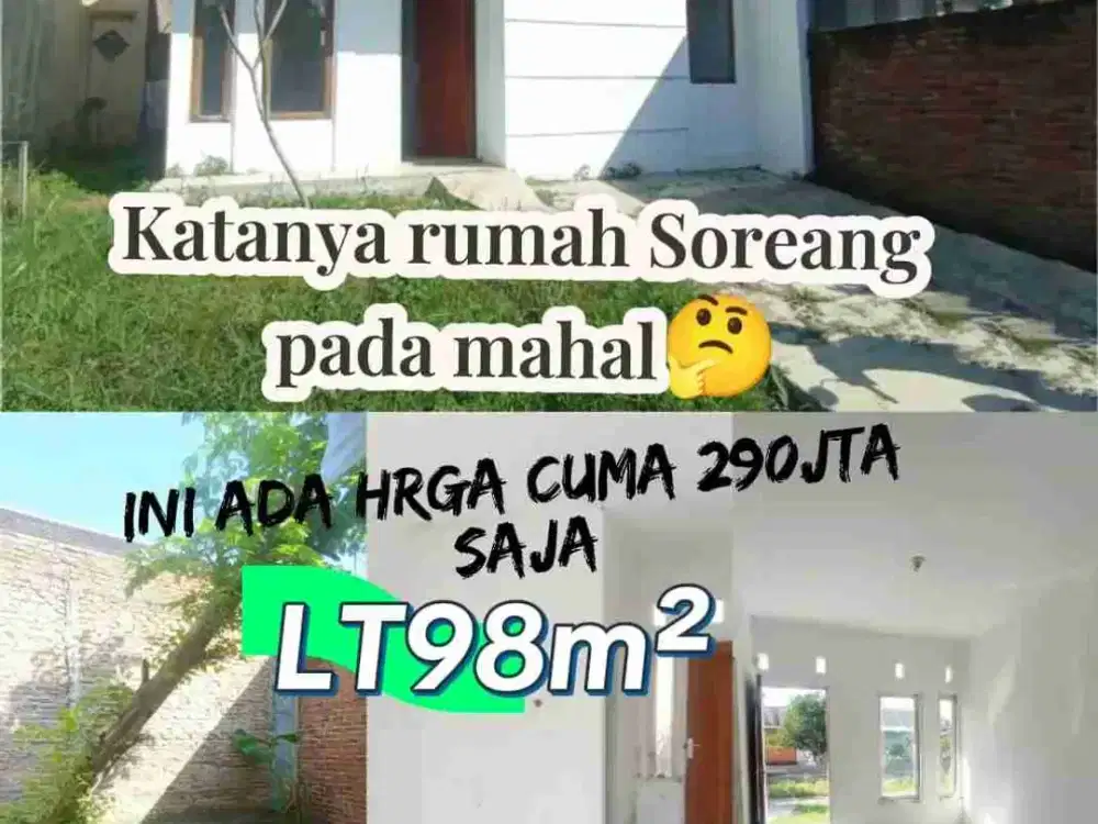 Dijual Rumah murah di Soreang Bandung