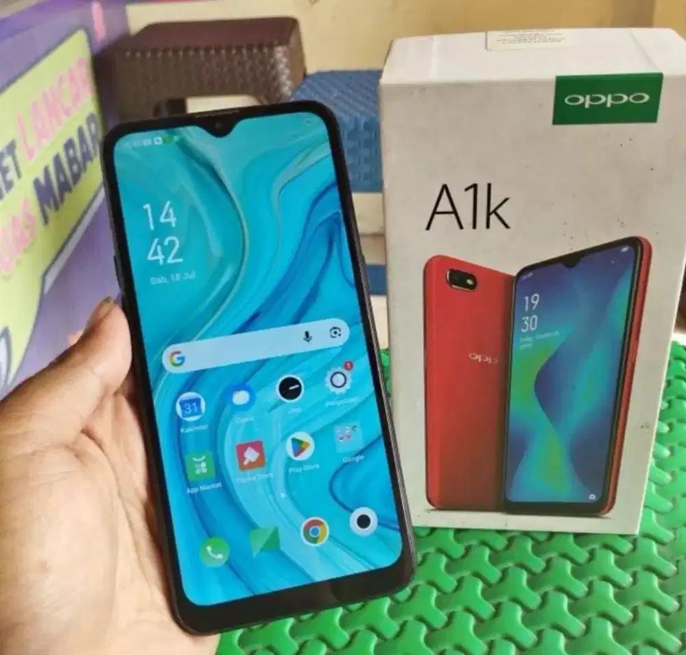 Oppo A1k fullset ORI ram 2/32