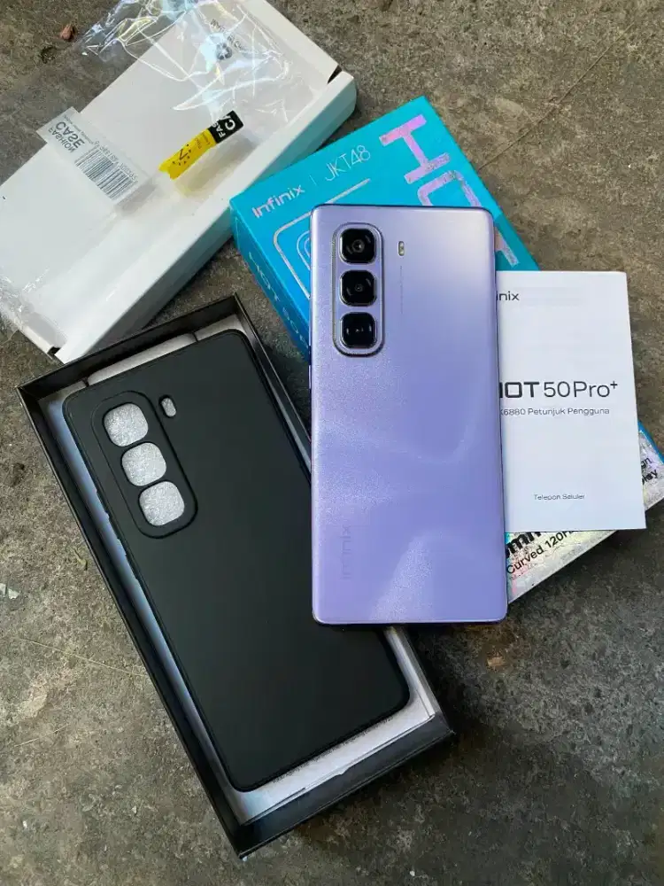 Infinix hot 50 pro plus 12/256 Fullset