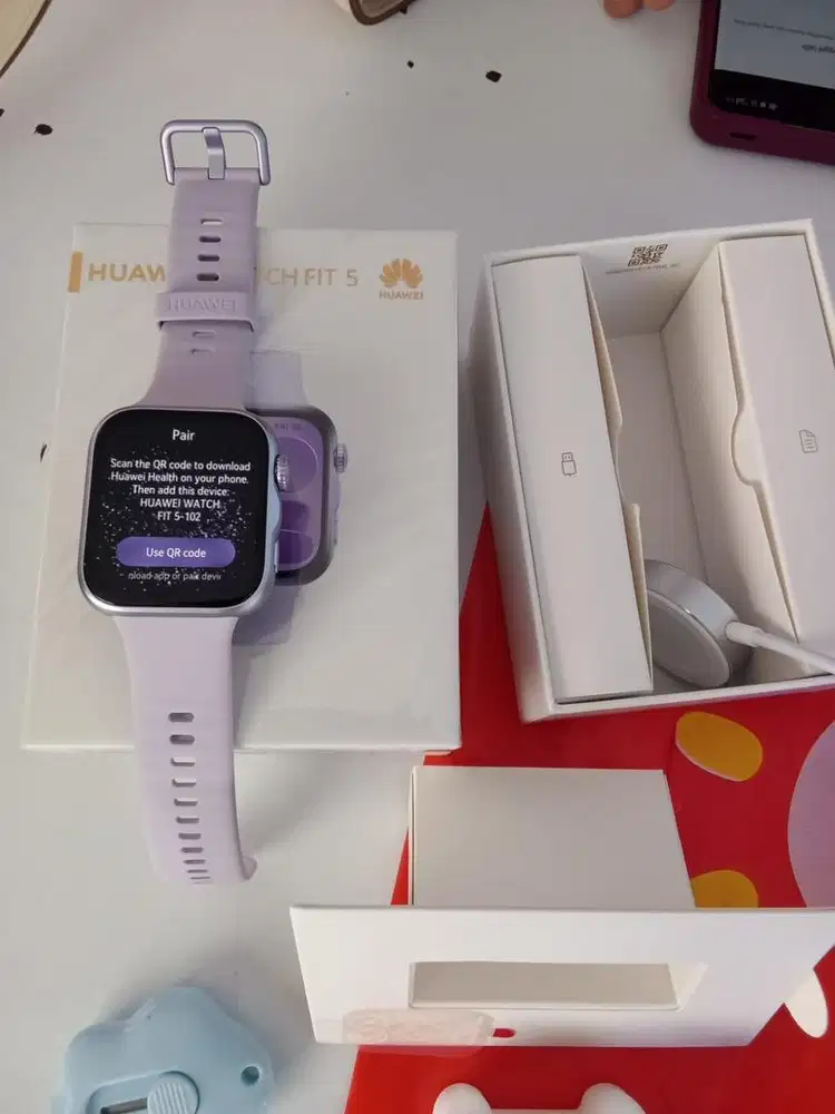 smartwatch huawei fit 5 gratis buds/strap bisa kredit 0% tanpa dp