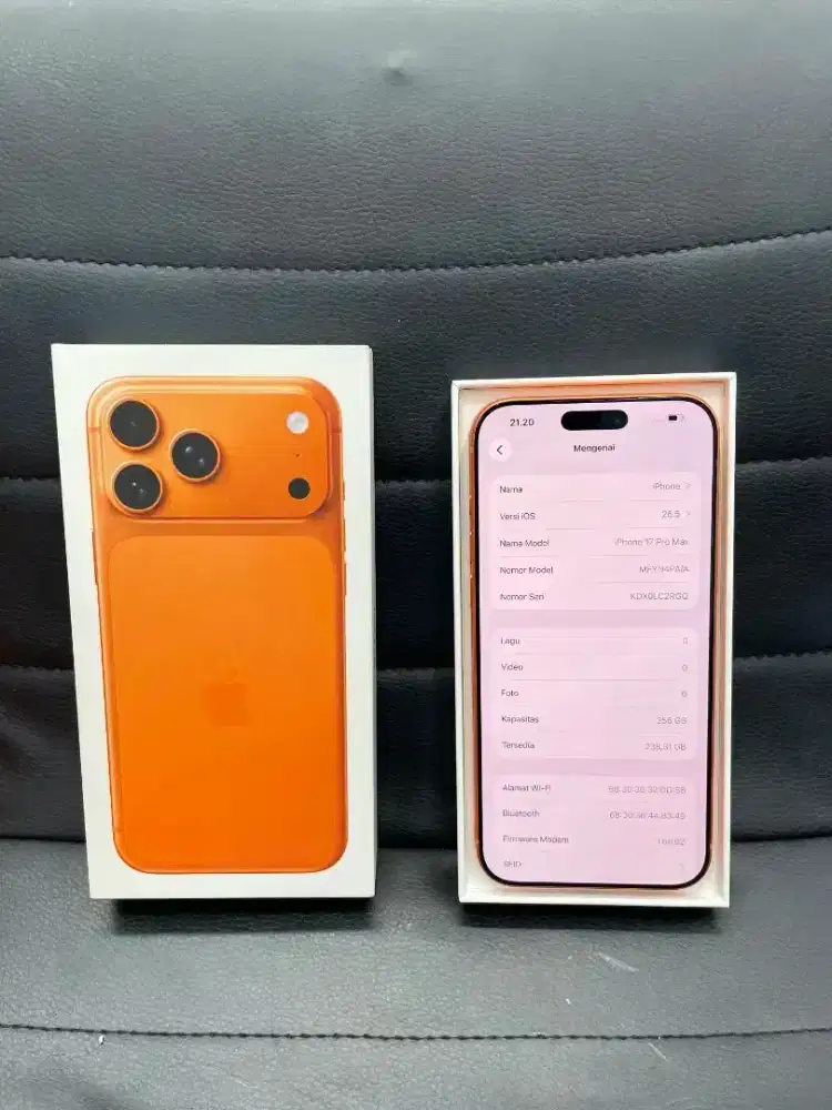 Iphone 17 pro max 256 ibox