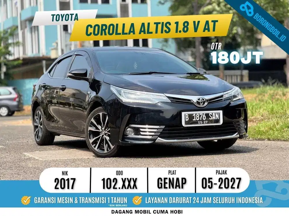 TERMURAH!!ALTIS 1.8 V AT 2017 SIAP PAKAI